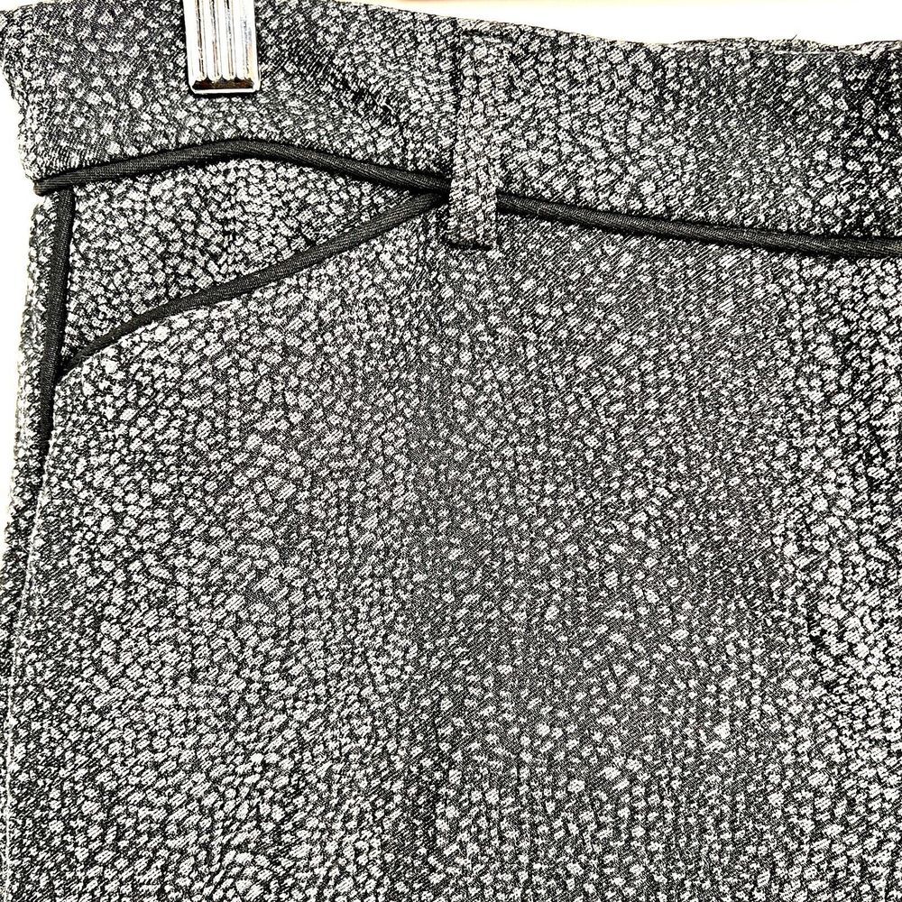 Alex + Olivia Pants Gray Capri Work Career Dress Women's Size 6 Comfort Stretch - Picture 4 of 10